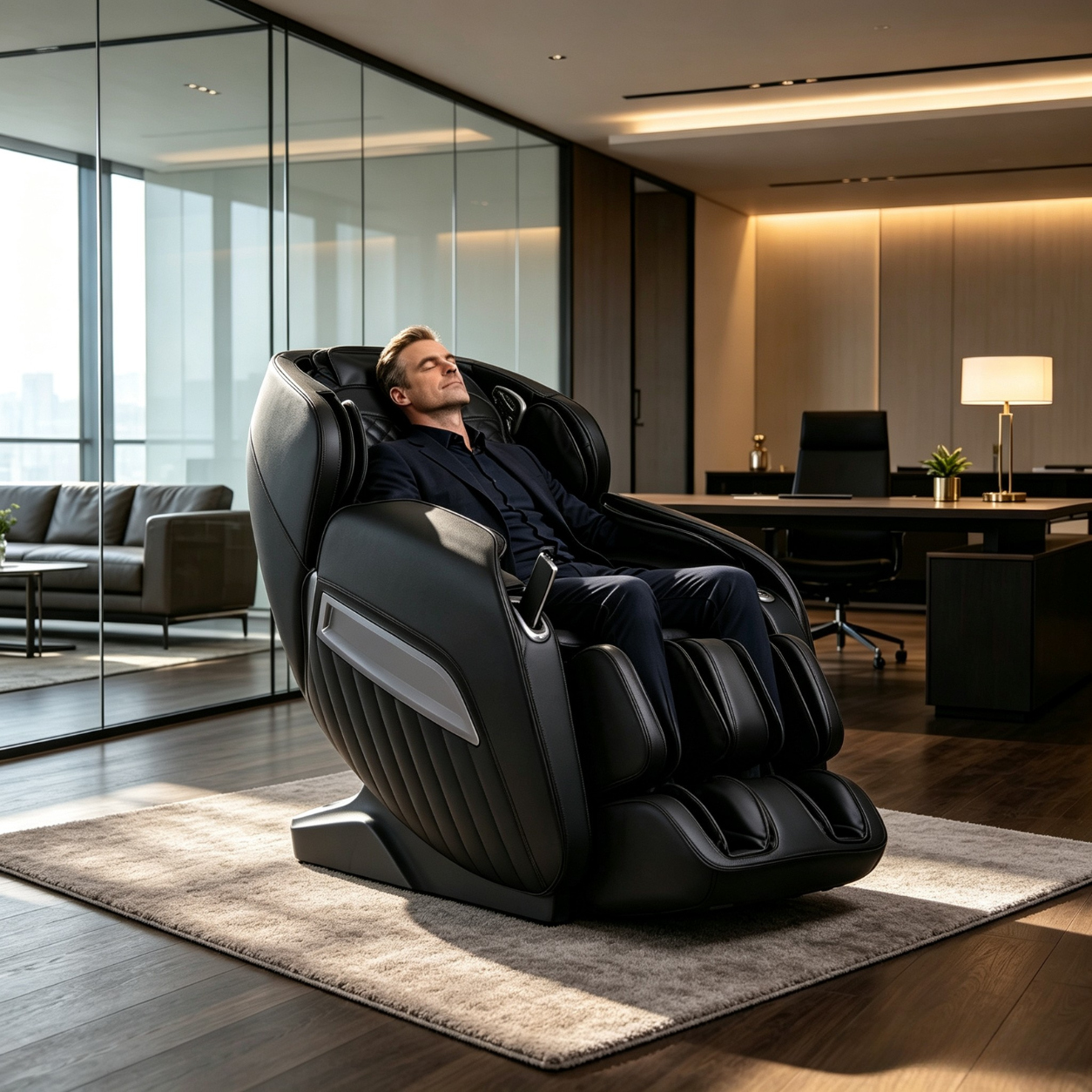 Naipo A350 PRO Massage Chair 2026- 15 Auto Programs, Electric Calf Extension & Calf Kneading, 24 Airbags, 3D SL Track Shiatsu Zero Gravity Full Body Massage Chair with Heat, Bluetooth & USB for Home & Office