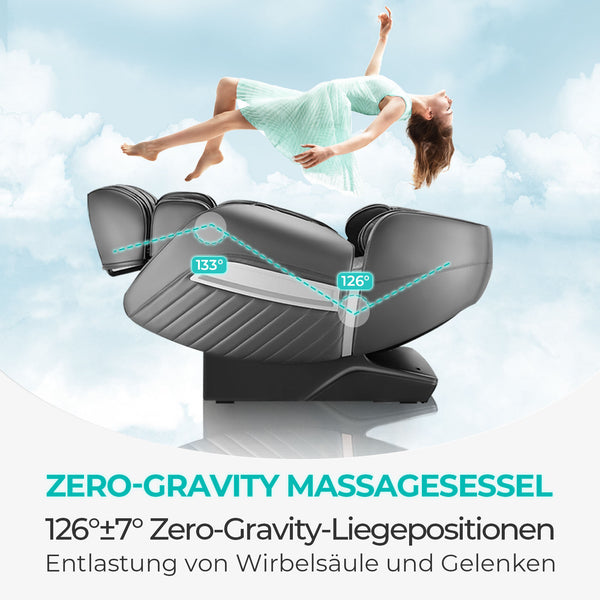 Naipo Premium Massage Chair, Zero Gravity, Award Winner, 3D Surround-Sound Bluetooth