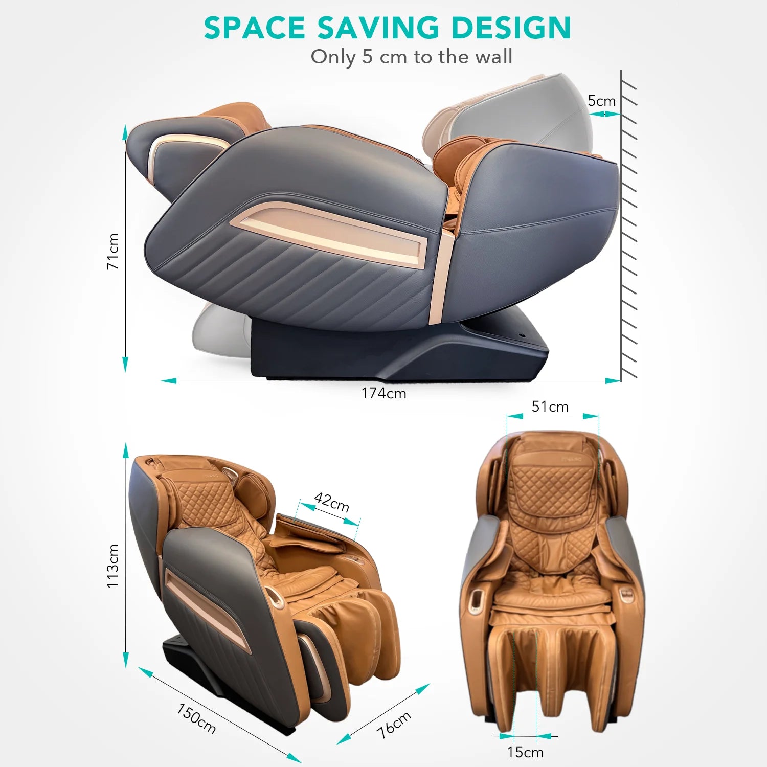 NAIPO MASSAGE CHAIR MODEL P Refurbished/generally overhauled