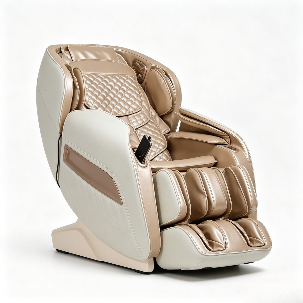 Naipo Massagesessel A350PRO 2026- 15 Automatikprogramme, Elektrische Wadenverlängerung & Wadenknetfunktion, 24 Airbags, 3D SL-Track Shiatsu Zero-Gravity Ganzkörper-Massagestuhl mit Wärmefunktion, Bluetooth & USB für Zuhause und Büro