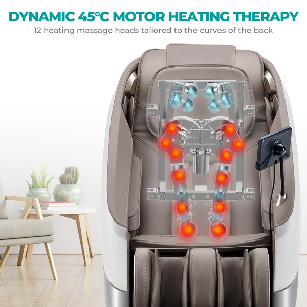 NAIPO Tai Chi Flow massage chair for full body massage with heat therapy, master for neck and shoulder massage