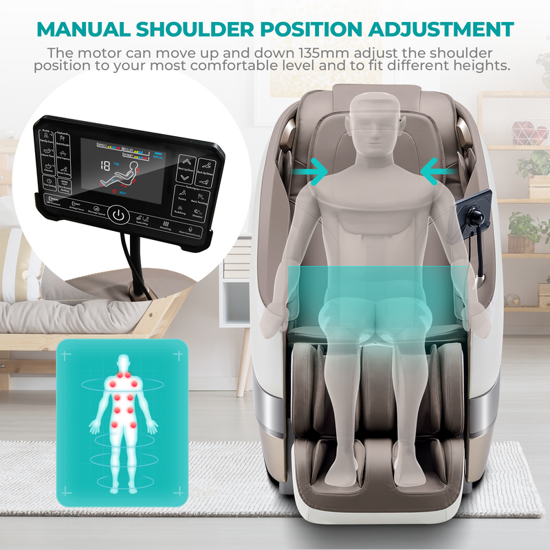 NAIPO Tai Chi Flow massage chair for full body massage with heat therapy, master for neck and shoulder massage