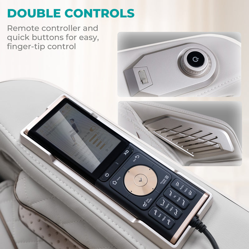 NAIPO Space Walk 3D Massage Chair, Full body Massage, Zero Gravity, 3D Surround-Sound Speaker, Warm-therapy