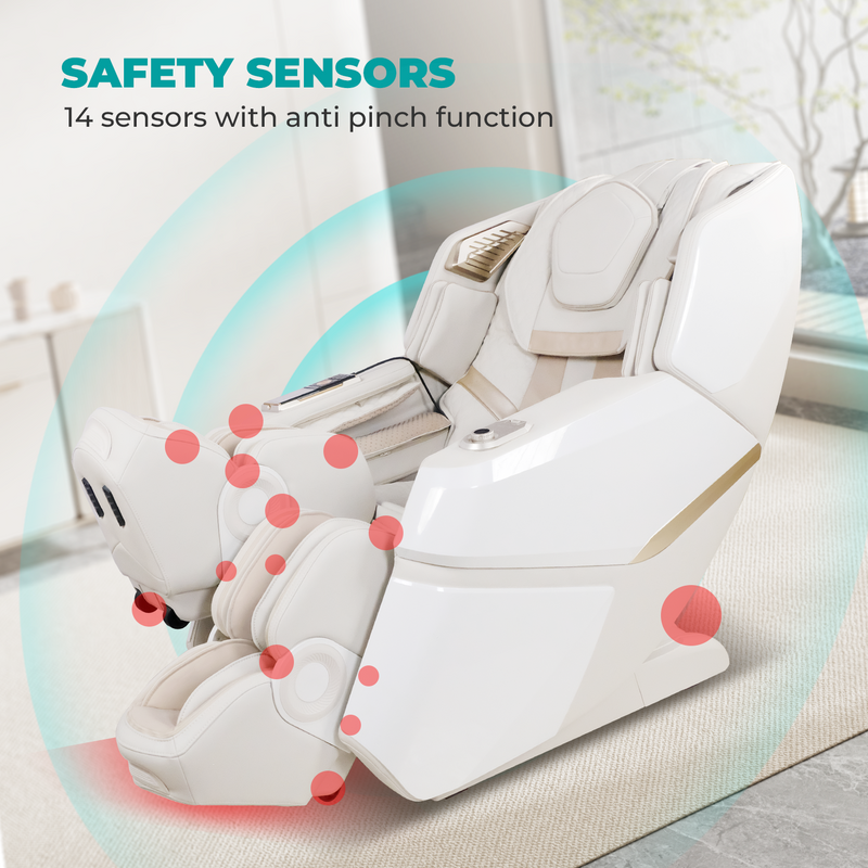 NAIPO Space Walk 3D Massage Chair, Full body Massage, Zero Gravity, 3D Surround-Sound Speaker, Warm-therapy