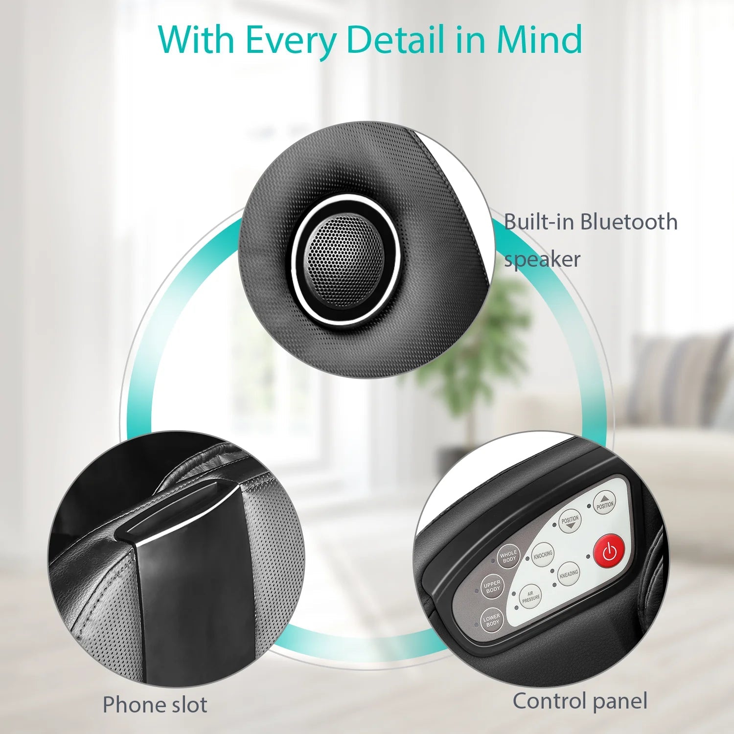 NAIPO Shiatsu Massagesessel Model A SpaceSaver