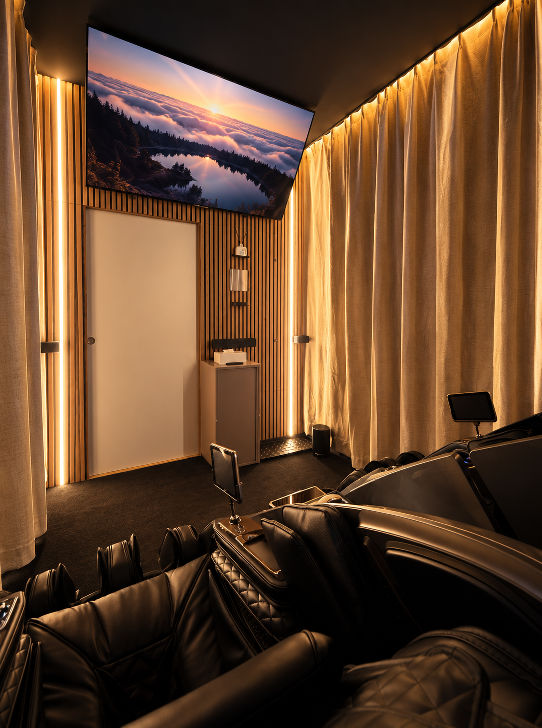 NAIPO Relax Lounge – incl. NAIPO armchair, smart screen, Dolby Atmos sound & undisturbed experience