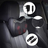 Naipo Neck and Back Massager with Heat Shiatsu Massage Pillow Deep Kneading Massager for Shoulder, Back, Waist Muscle Pain Relief Relax at Home Office Car, Gift Idea for Women&Men