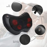 Naipo Neck and Back Massager with Heat Shiatsu Massage Pillow Deep Kneading Massager for Shoulder, Back, Waist Muscle Pain Relief Relax at Home Office Car, Gift Idea for Women&Men