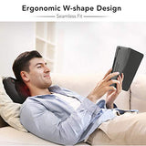 Naipo Neck and Back Massager with Heat Shiatsu Massage Pillow Deep Kneading Massager for Shoulder, Back, Waist Muscle Pain Relief Relax at Home Office Car, Gift Idea for Women&Men