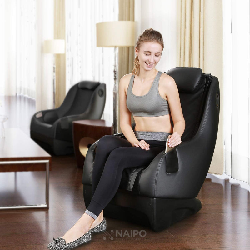 NAIPO Serenity Comfort Shiatsu massage chair, space-saving design