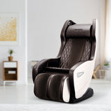 NAIPO Premium Massage Chair with Lying Position, Bluetooth, Space-Saving, Black&Brown