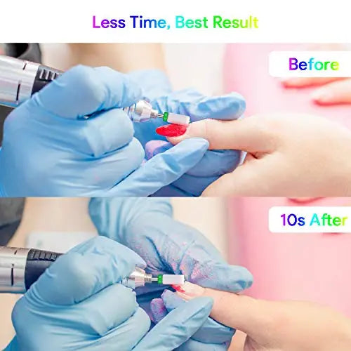 JCMASTER MCE475CMF, Premium Keramik Aufsätze longlife Bits 2.35mm Nagelfräser Crystal Gelnägel Medium Schleifen Acryl Maniküre, Pediküre Nageldesign Schleifkörper Acrylnägel, verschiedene Stärken