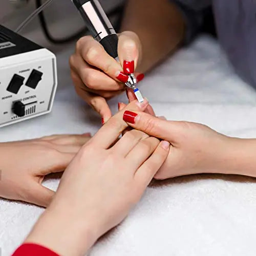 JCMASTER MCE475CMF, Premium Keramik Aufsätze longlife Bits 2.35mm Nagelfräser Crystal Gelnägel Medium Schleifen Acryl Maniküre, Pediküre Nageldesign Schleifkörper Acrylnägel, verschiedene Stärken