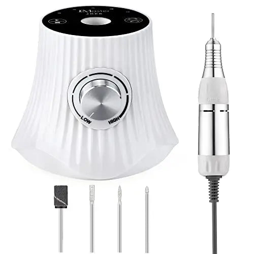 JCMASTER Profi Nagelfräser 30.000 U/Min inkl 4x Bits, LED-Anzeige & Touchbedienung, Modell: PowerPro+