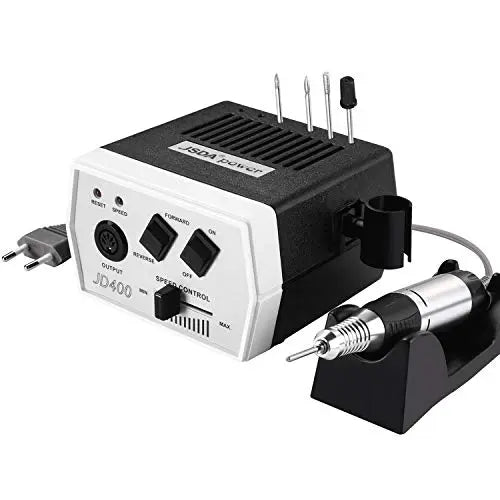 JCMaster JD 400, Profi 30000 U/Min, inkl 4 Aufsätzen, Gelnägel & Acrylnägel, 2022 Modell