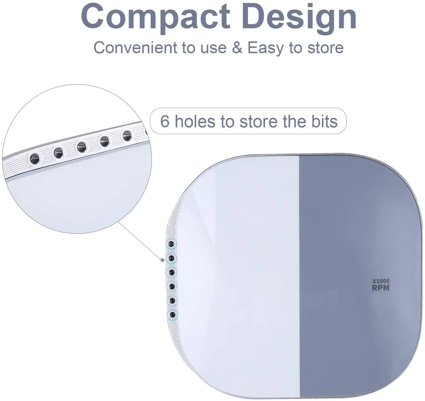 JCMaster TouchPro+ Premium Nagelfräser 35000 Umin, Touchfunktion, 4x Bits inkl. 2022 Modell