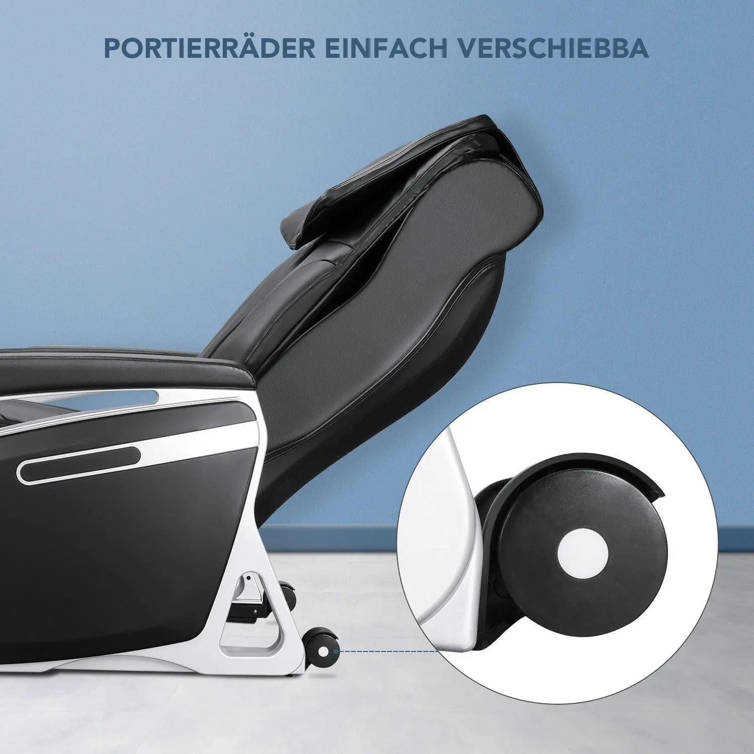 NAIPO Münzbetriebener Massagesessel, Shiatsu Massagestuhl, Doppeltes Sicherheitsystem, Gewerblich, Digitialanzeige