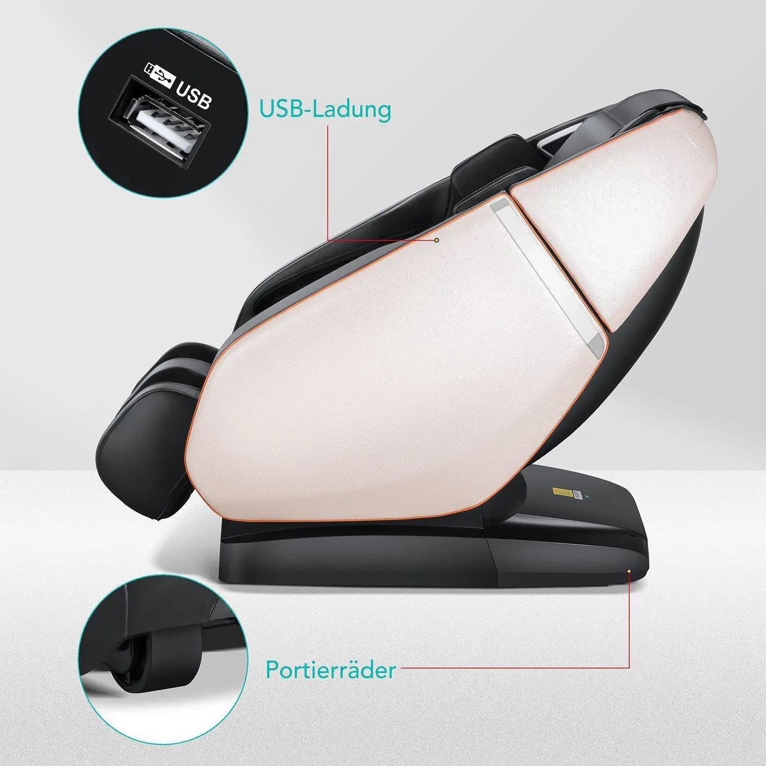 NAIPO Münzbetriebener Massagesessel, mit Münzeinwurf, Gewerblich, Design-Award