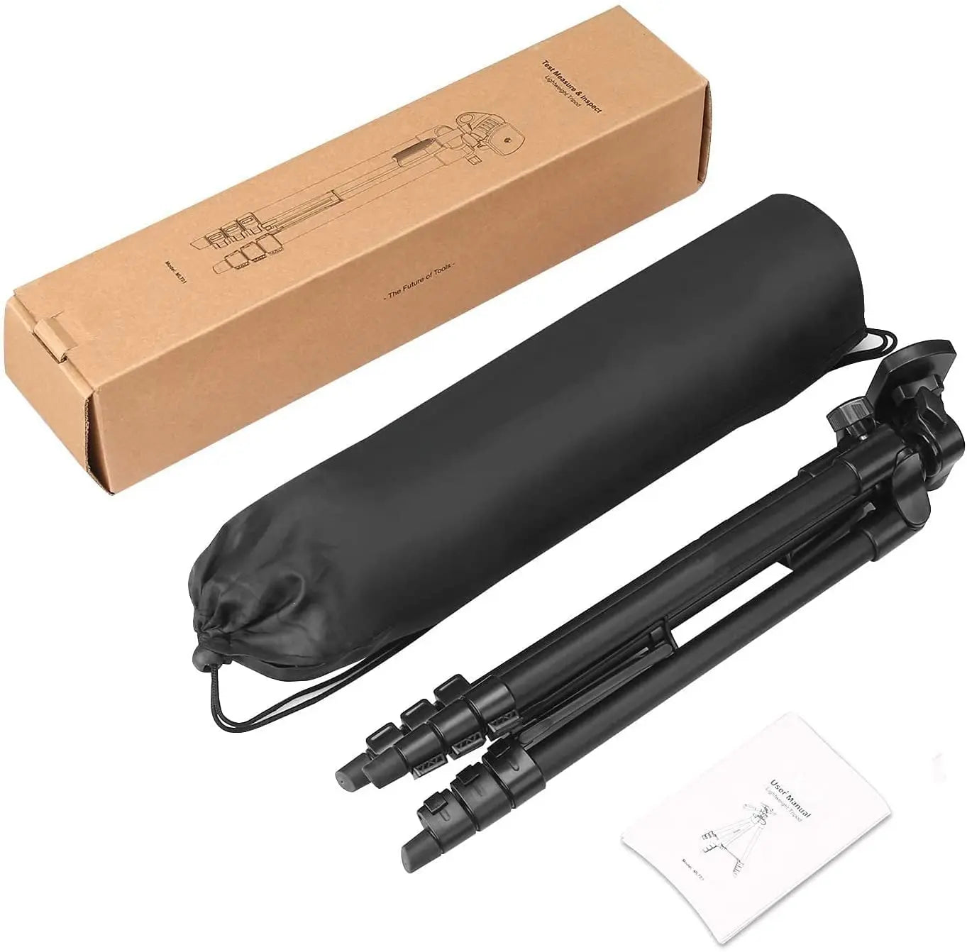 TACKLIFE Kamerastativ 40,5-136cm mit Handyhalter  MLT01