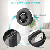 NAIPO Serenity Comfort Shiatsu massage chair, space-saving design