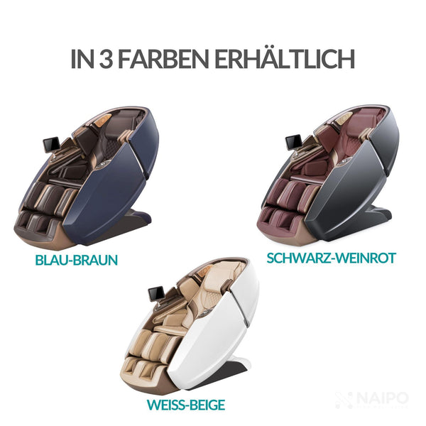 Naipo 3D Massagesessel Raumkapsel-Design blau-braun, Premium-All Products-NAIPO